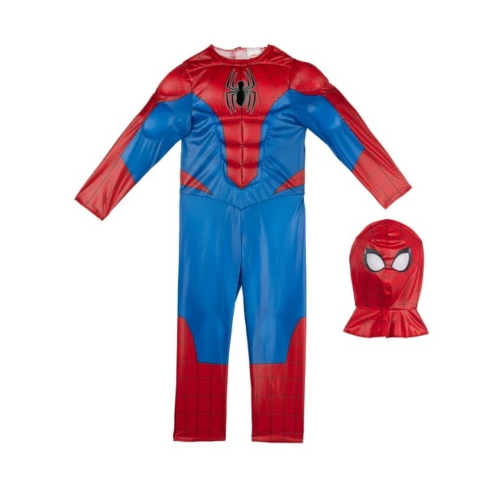 Marvel Spider-Man Red and Blue Padded Muscle Kids Costume size 6/7 - Picture 2 of 16